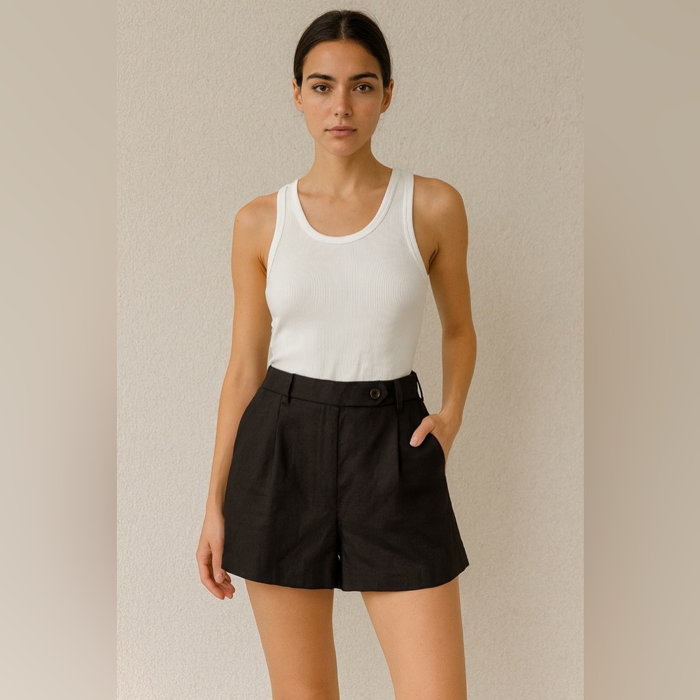 Women's Black Shorts, Size M, New With Tags